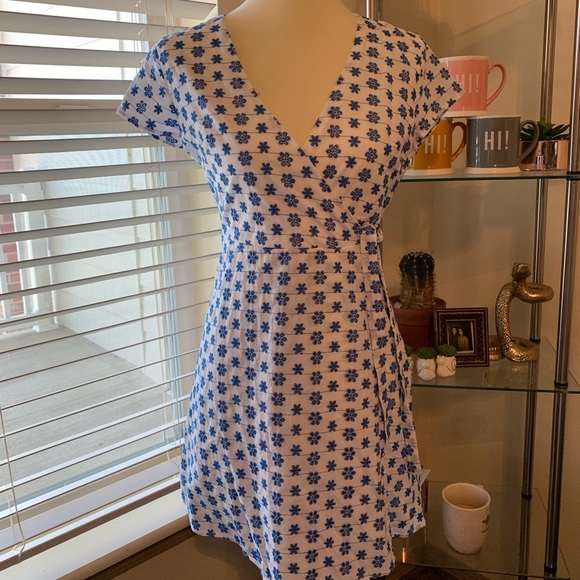 Eyelet Wrap Dress - Picture 2 of 3